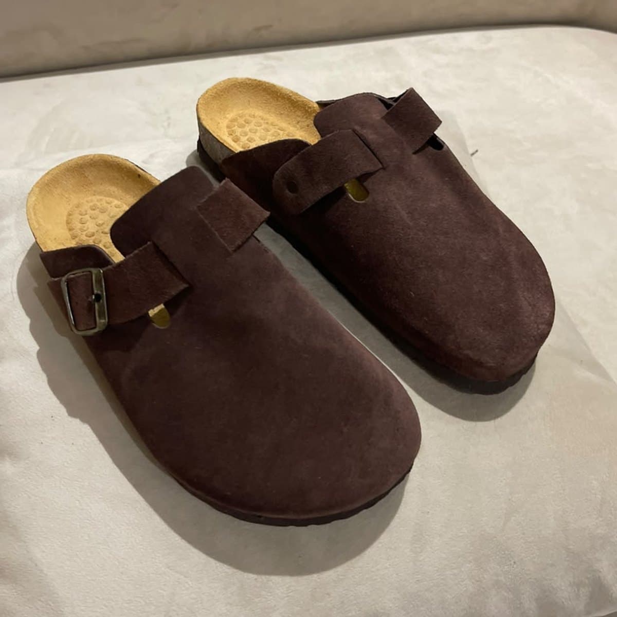 Sabot Suède Chocolat