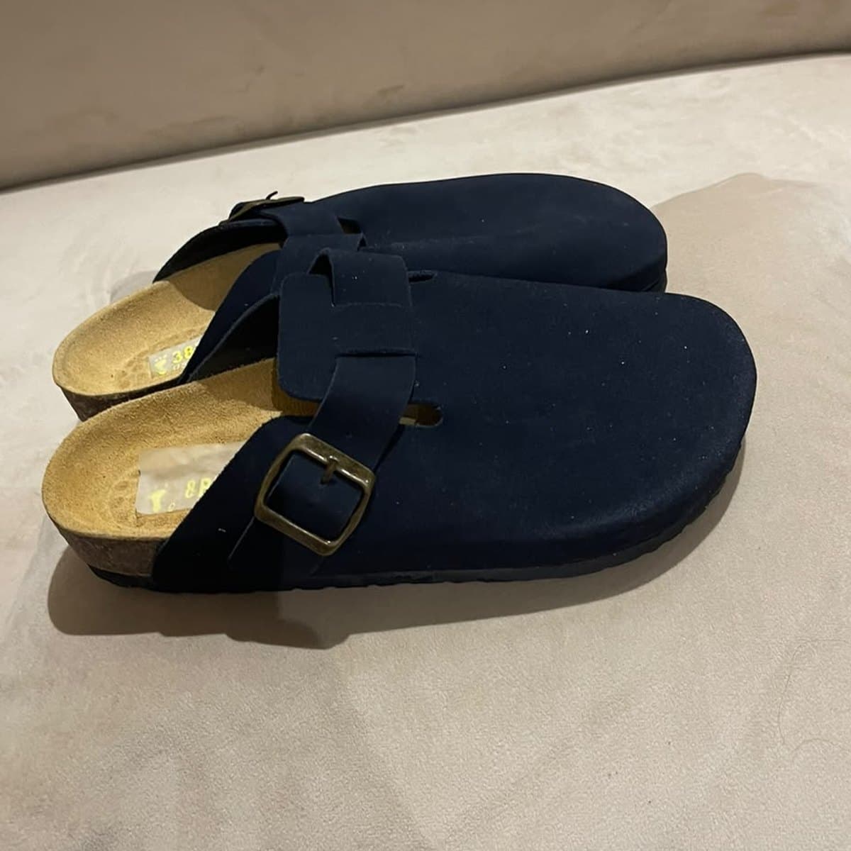 Sabot Suède Marine